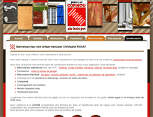 Tablet Screenshot of menuiserie-cornou.com